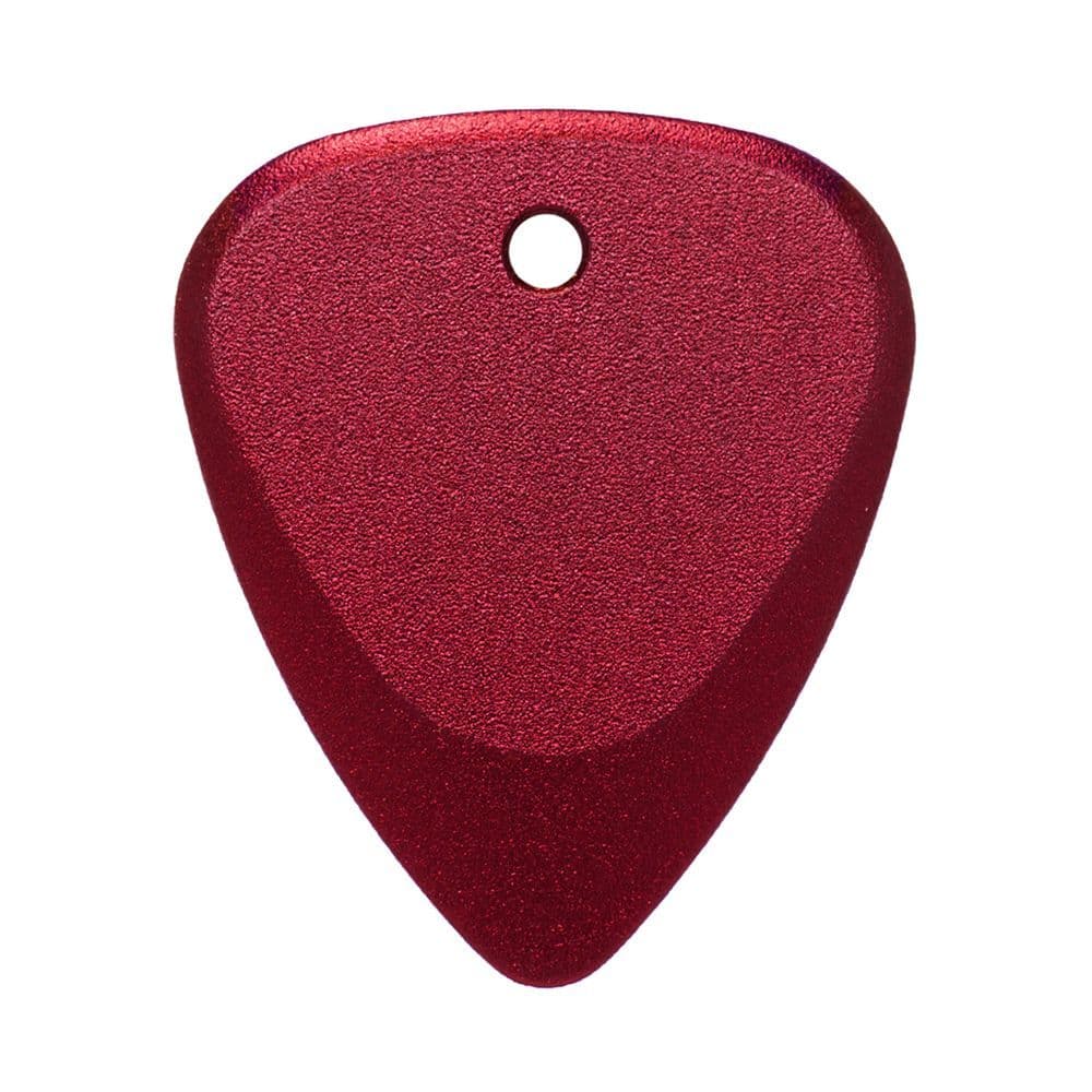 fusion tones red anodise 1 guitar pick 776 p